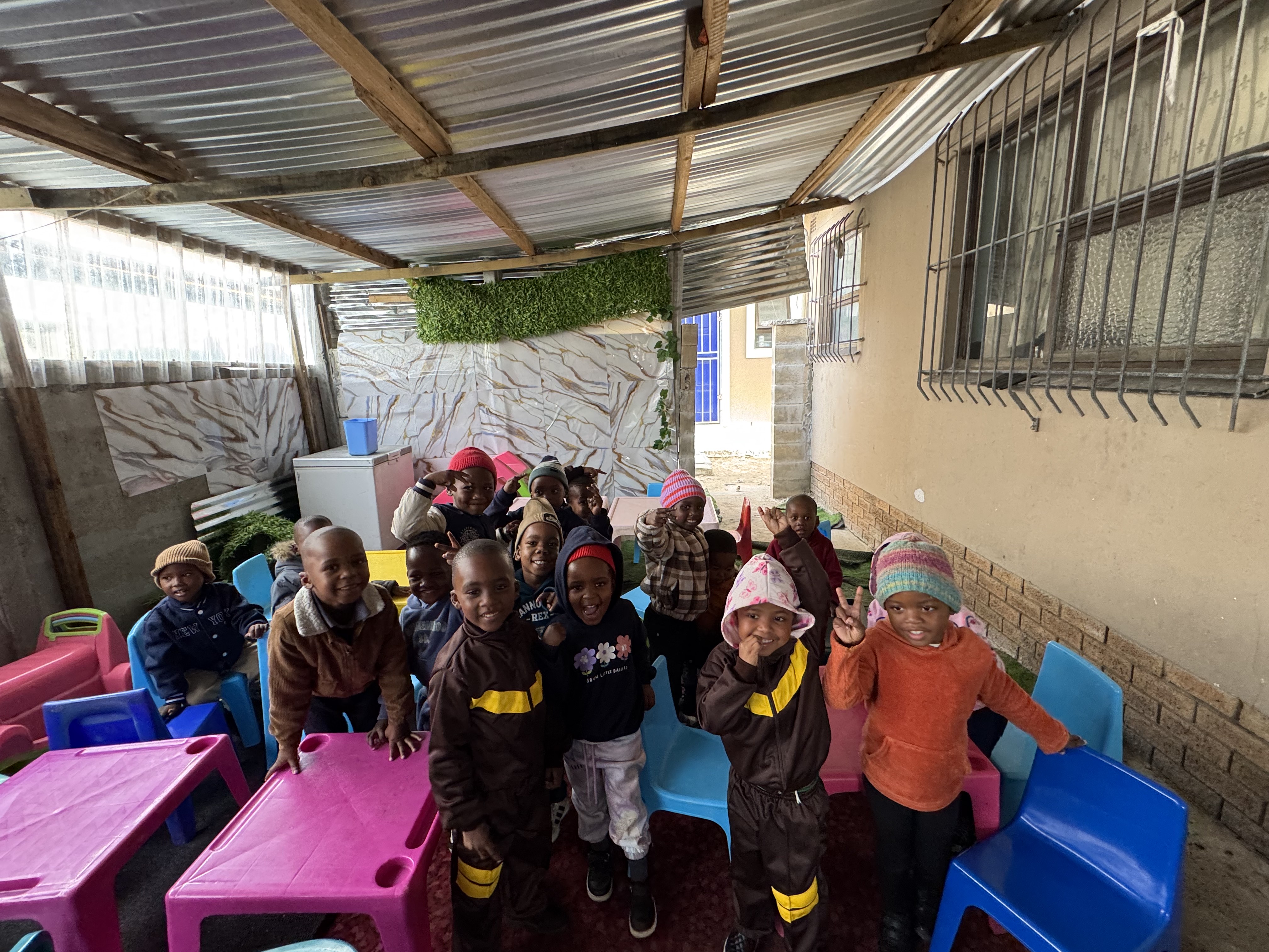 Kids playing outdoors