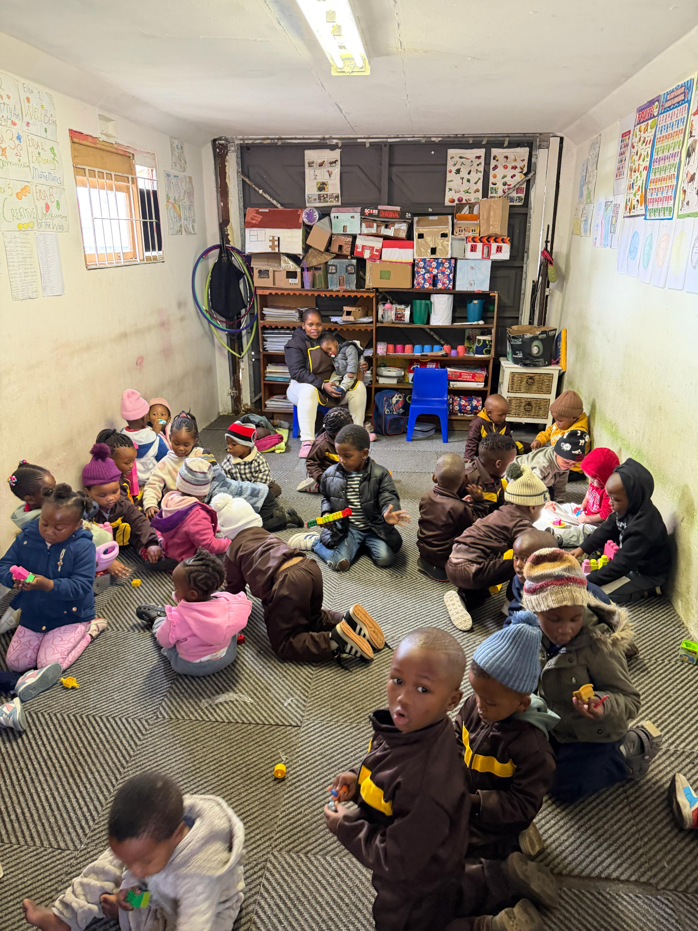 Kids practicing their critical cognitive skills